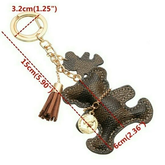 Teddy Bear Keychains with Tassel - Picture 10 of 11